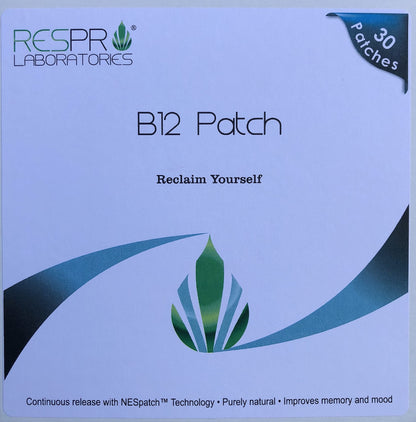 Parche Energía Natural B12 Respro Labs paquete frontal