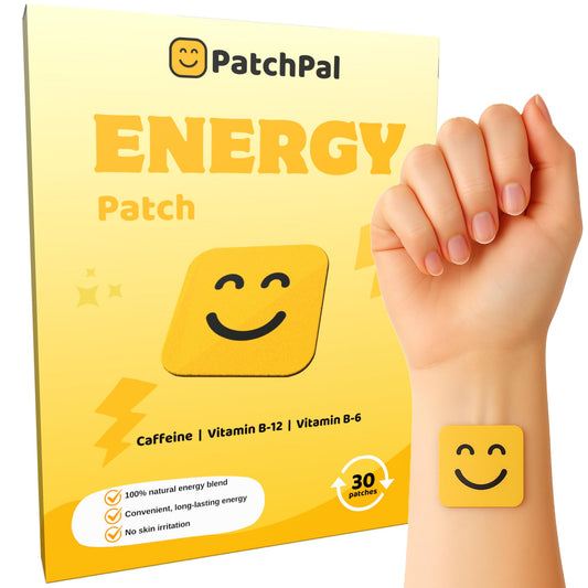Parche energía PatchPal vitamina b12 y cafeína natural