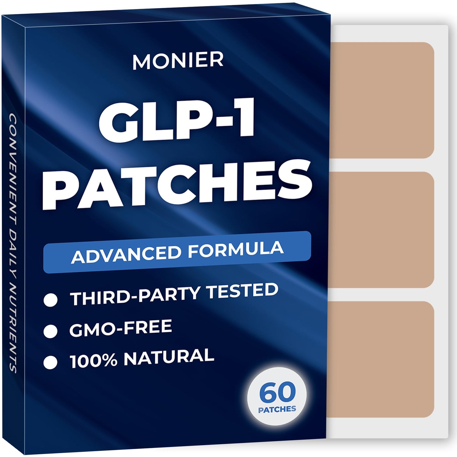 Parche GLP-1 MONIER para piel hombre y mujer