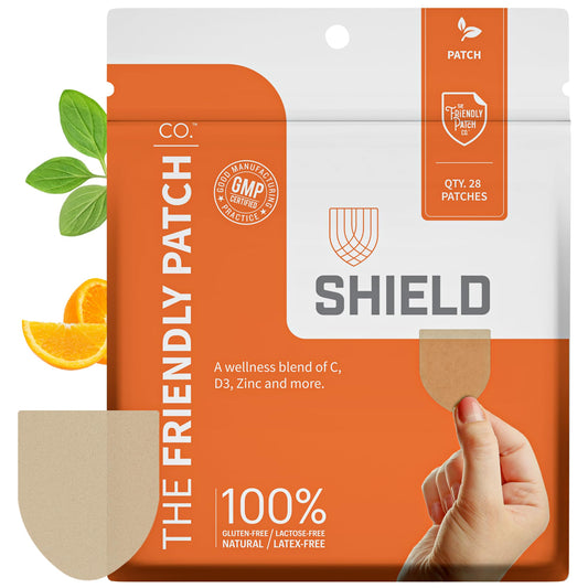 Parche de inmunidad Shield con vitamina C y zinc de The Friendly Patch Co
