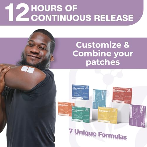 Parche NUTRI-PATCH infundido con complejo B y minerales esenciales