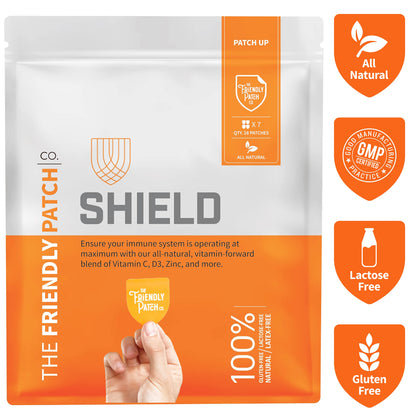 Parche Shield para refuerzo inmunológico, 100% natural