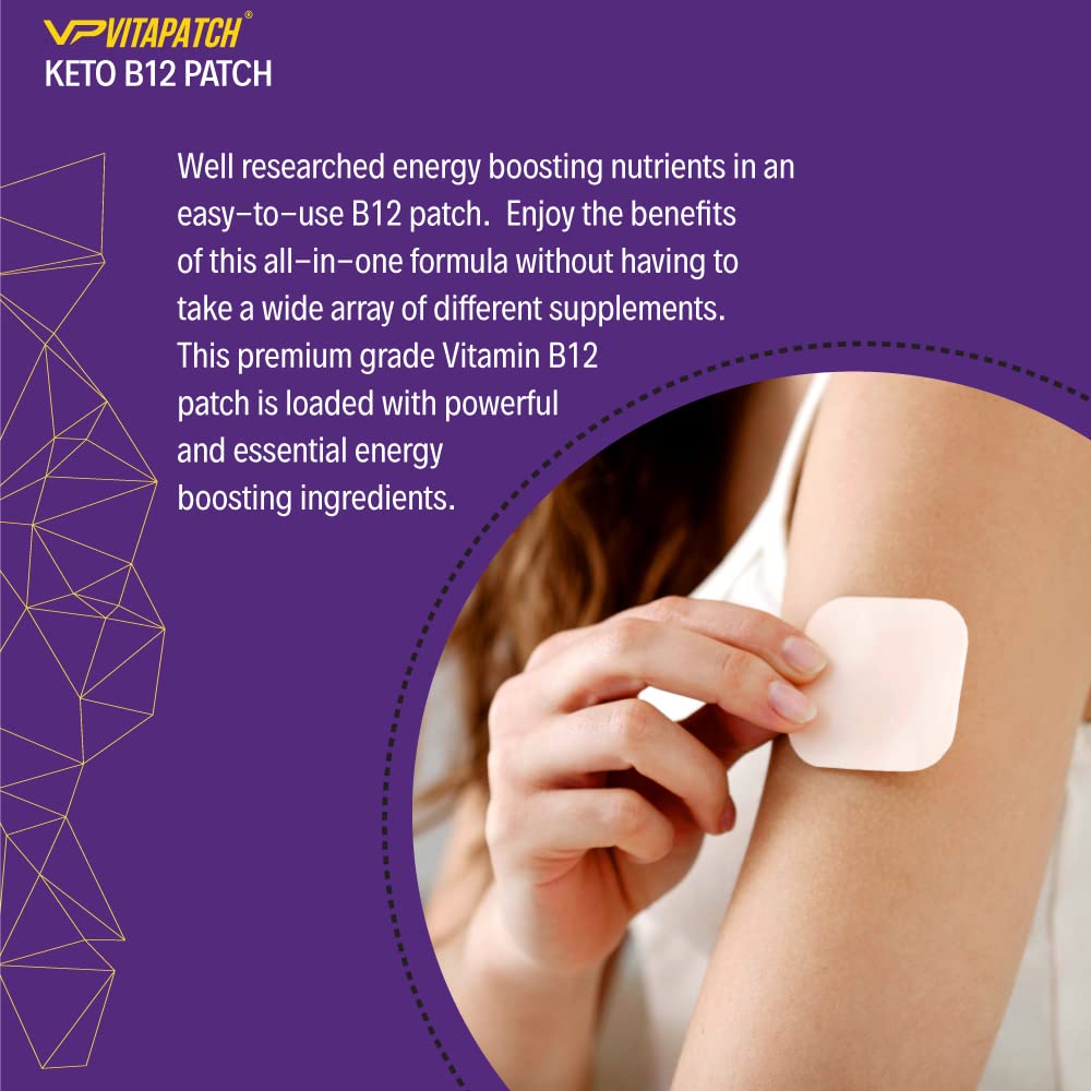 Parche de vitamina B12 con guaraná VitaPatch vista frontal