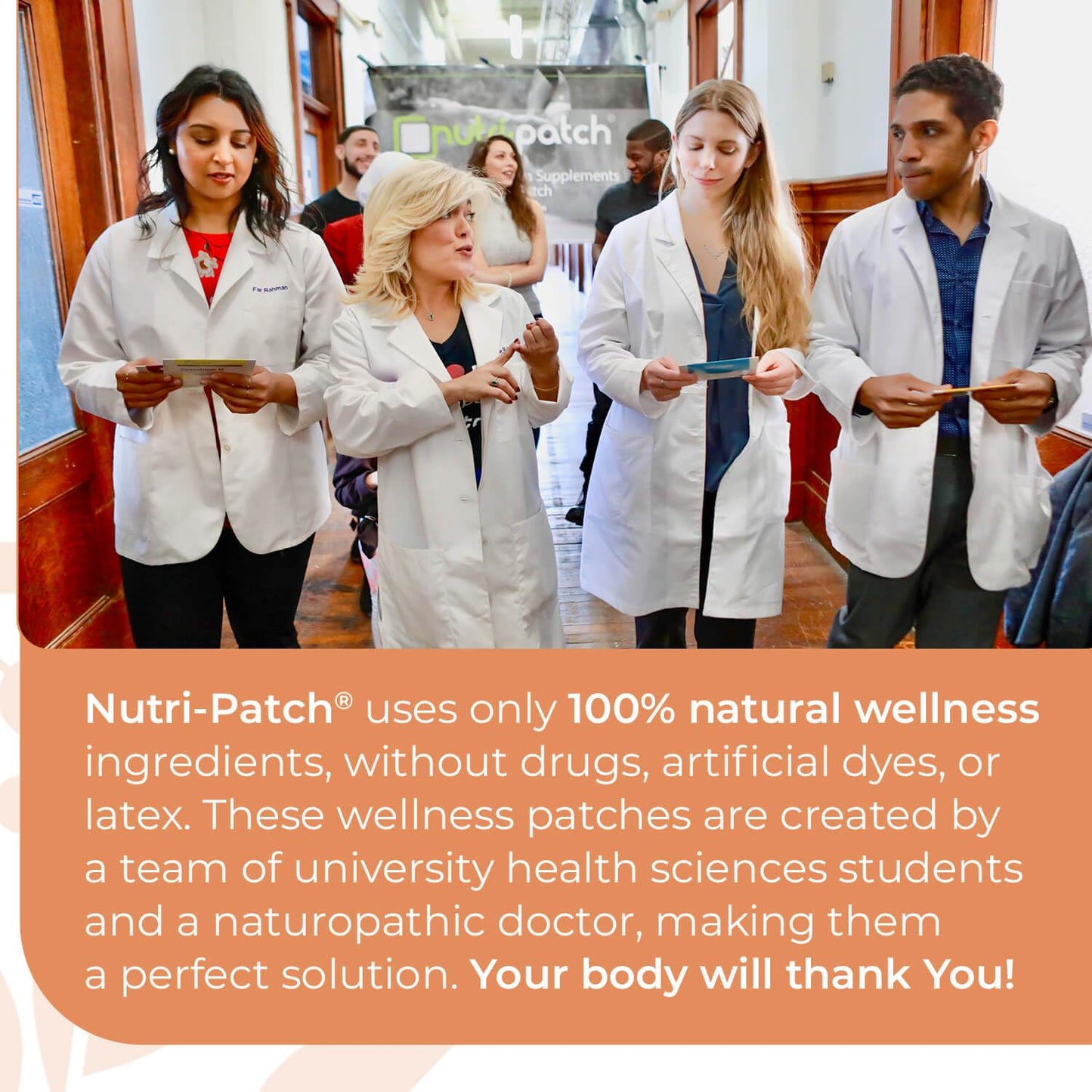 Parches antioxidantes Nutri-Patch producto seguro certificado