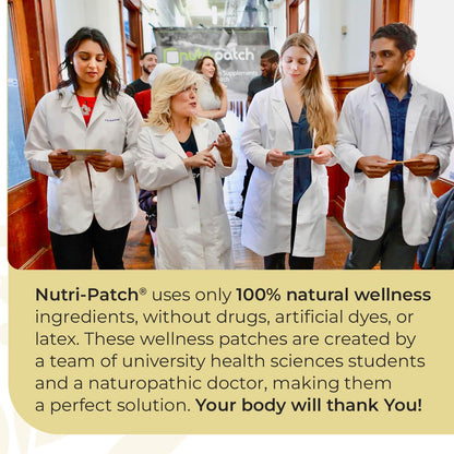Parches tópicos Nutri-Patch formulados en EE.UU. para salud