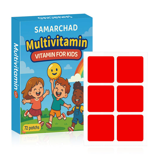 Parches multivitamínicos transparentes SAMARCHAD para niños