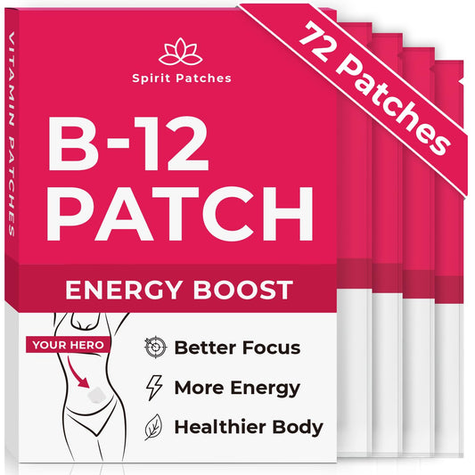Parches vitamina B12 Spirit Patches para energía y enfoque