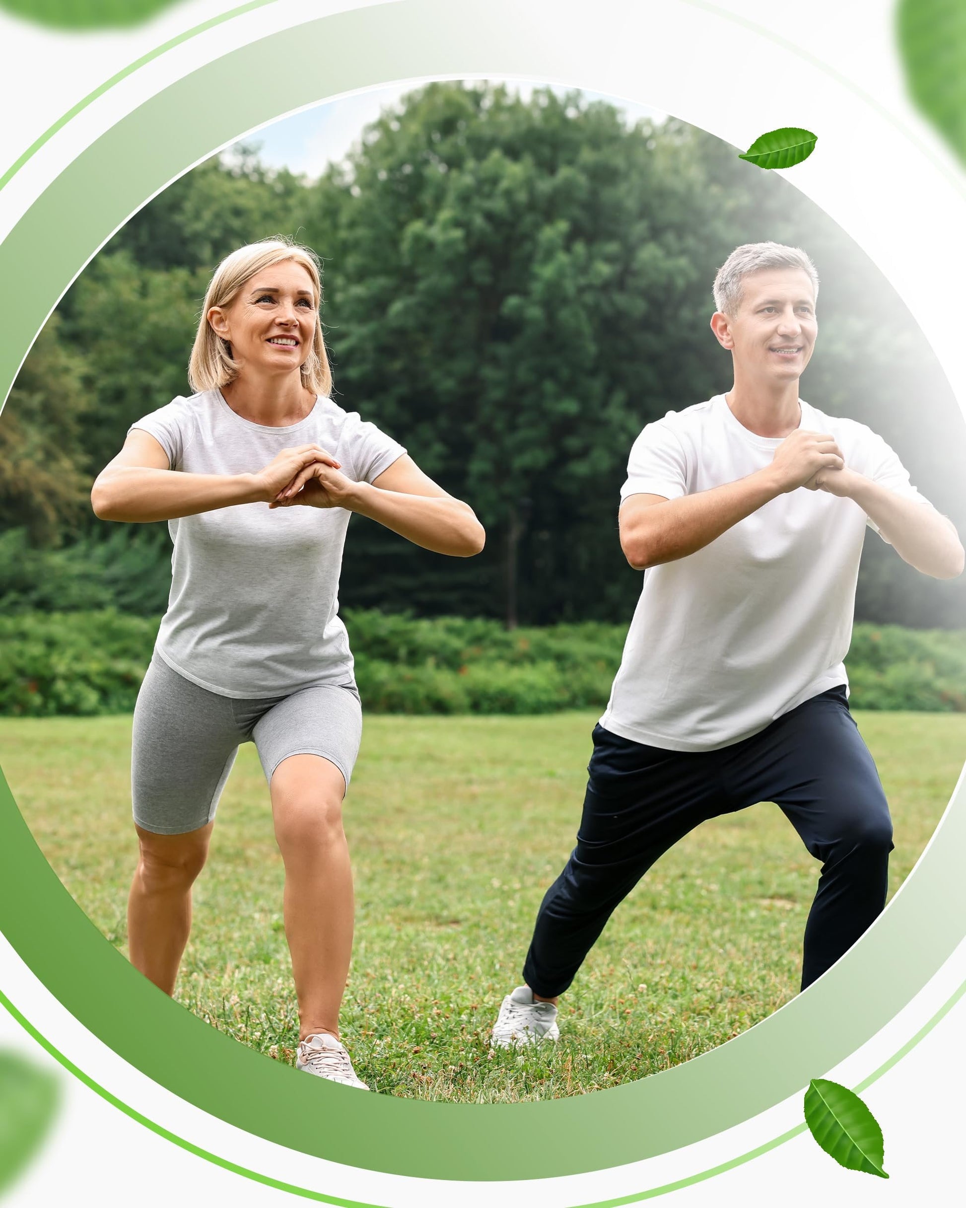 Pareja haciendo ejercicio en EP BalancePlus publicidad