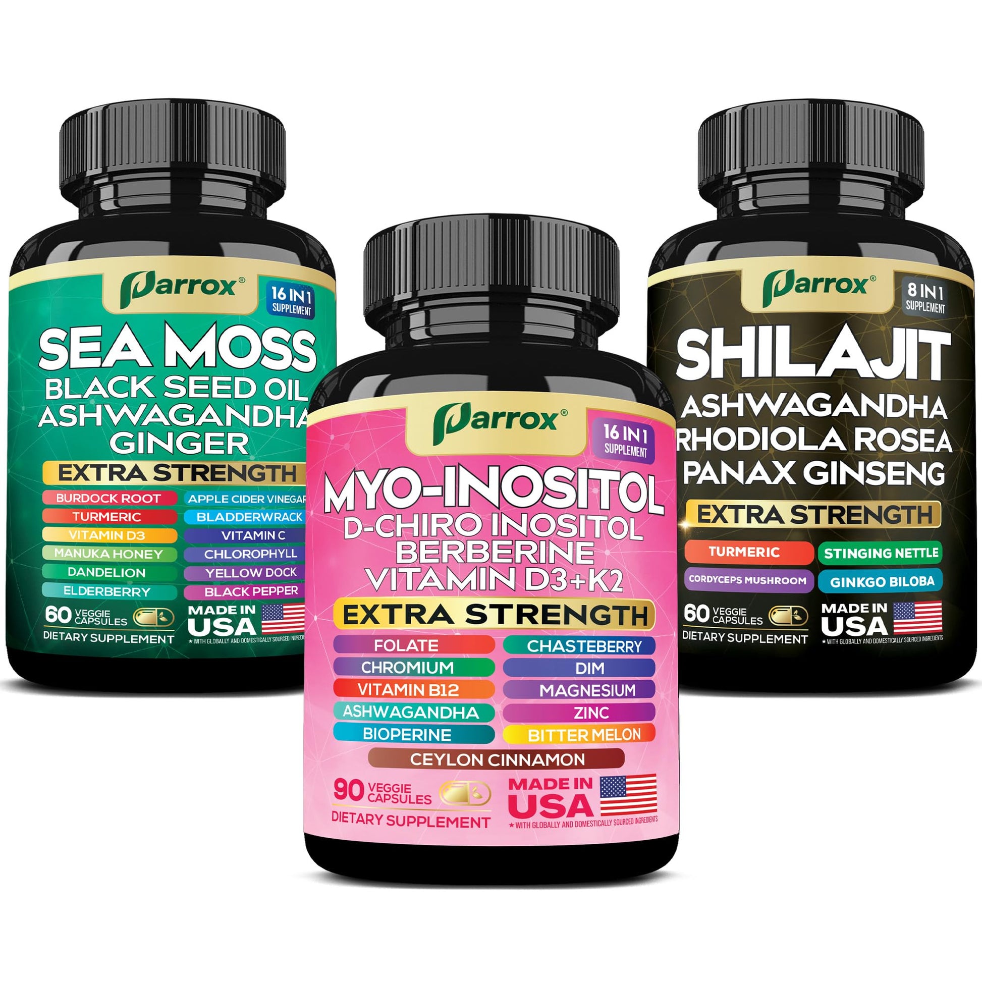 Parrox Myo Inositol suplemento energía y equilibrio