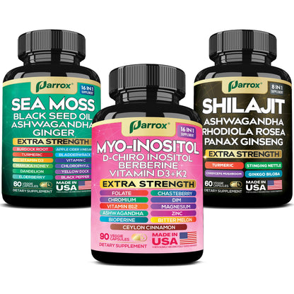 Parrox Myo Inositol suplemento energía y equilibrio