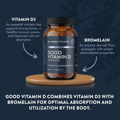Parte trasera botella mt angel vitamins vitamina d3
