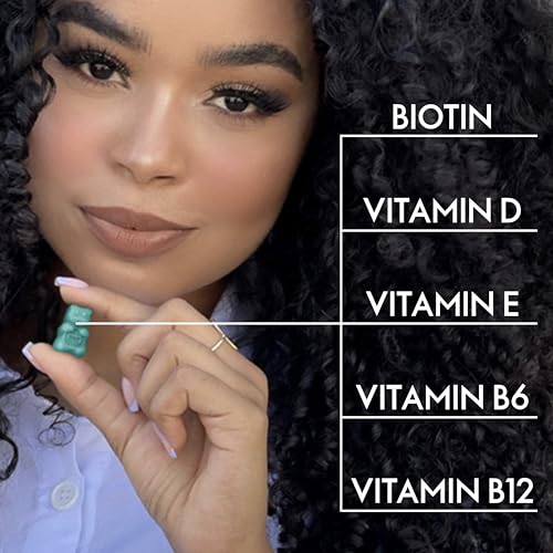 parte trasera paquete gomitas sugarbear hair vitaminas cabello