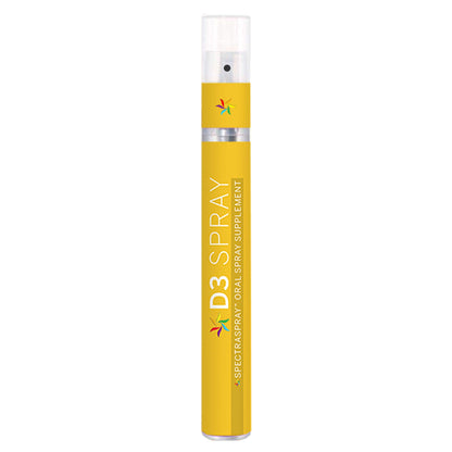 Parte trasera spray vitaminas d3 natural spectraspray información