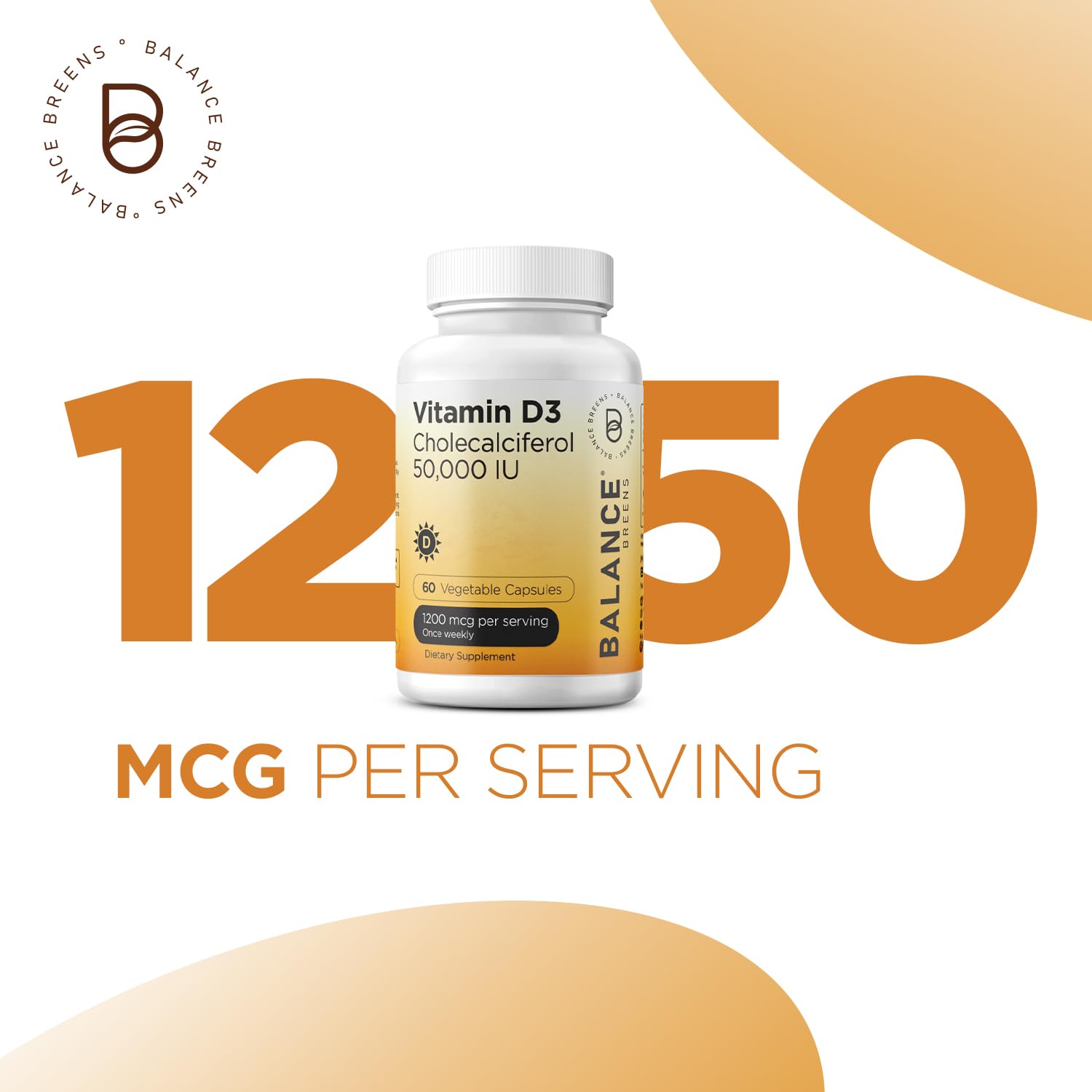 Parte trasera suplemento Balancebreens Vitamina D3 información