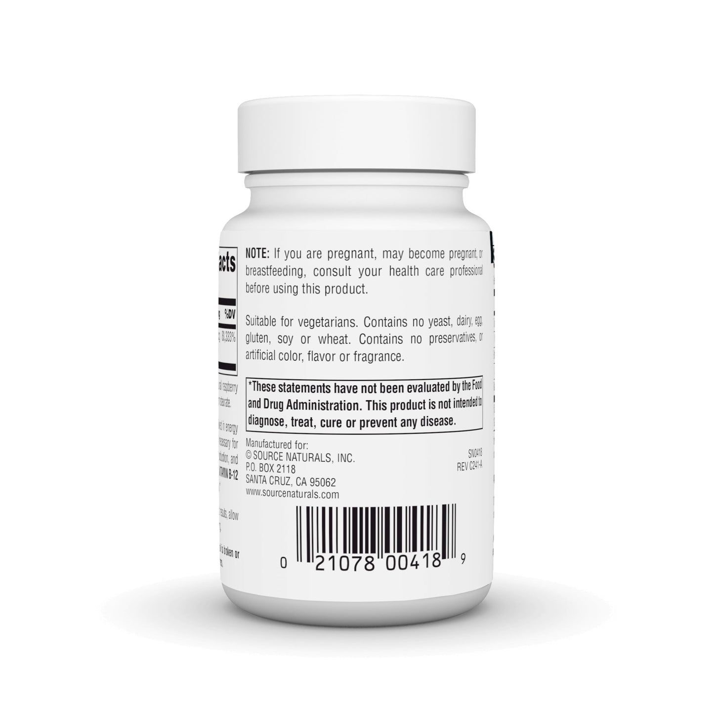 Pastillas para chupar de Vitamina B-12 Source Naturals