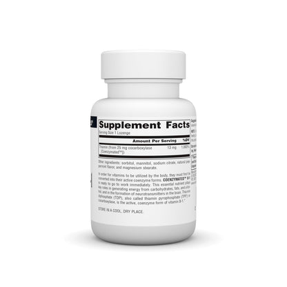 Pastillas coenzymated B-1 Source Naturals 60 unidades