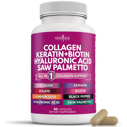 Pastillas colágeno NEW AGE frasco principal