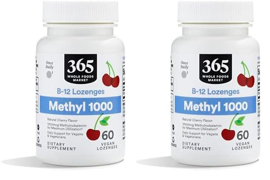 Pastillas metil b-12 sabor cereza Whole Foods Market