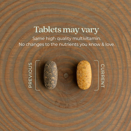 Pastillas variación multivitaminas New Chapter.