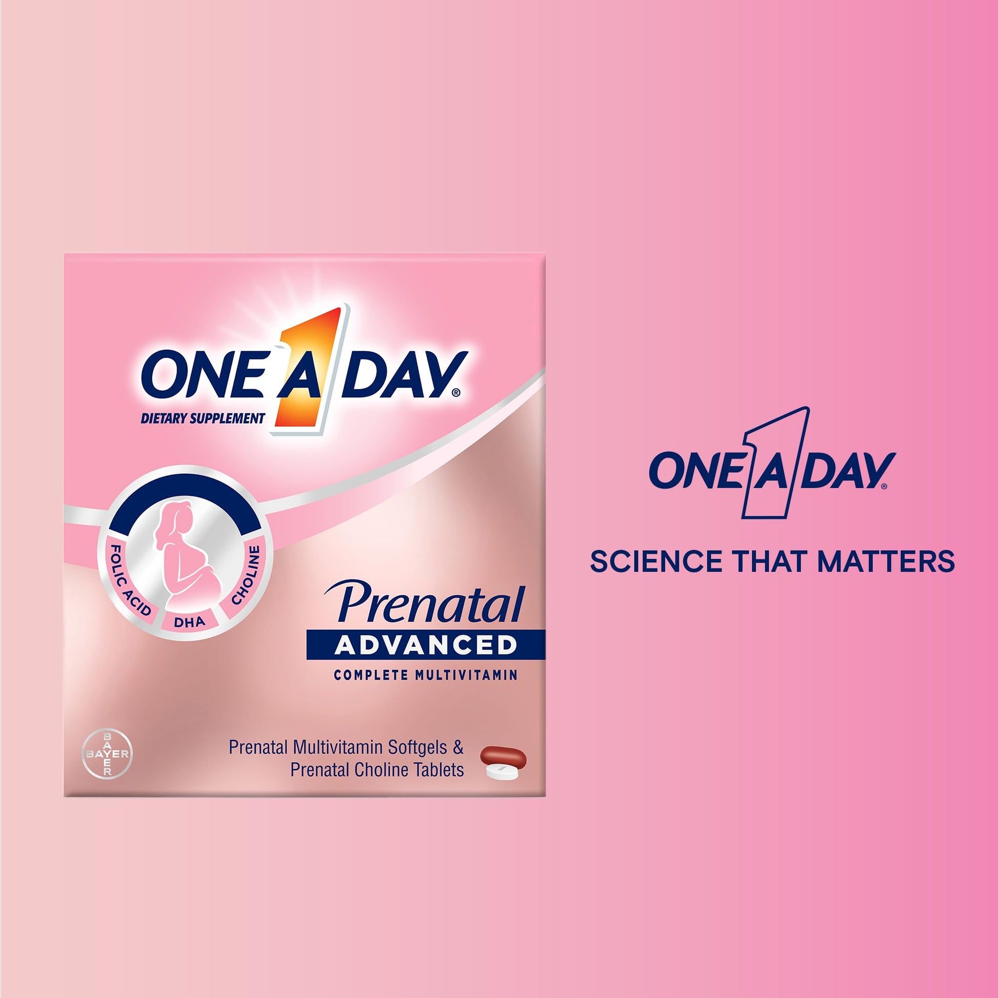 Pastillas suplementarias One A Day prenatal
