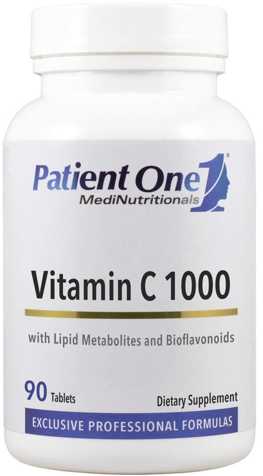Patient One vitamina c 1000mg suplemento 90 tabletas