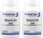 Patient One Vitamina D3 5000 UI suplemento salud inmune y ósea