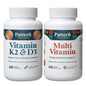 Botes de vitamina K2 y multivitaminas de Pattern Wellness