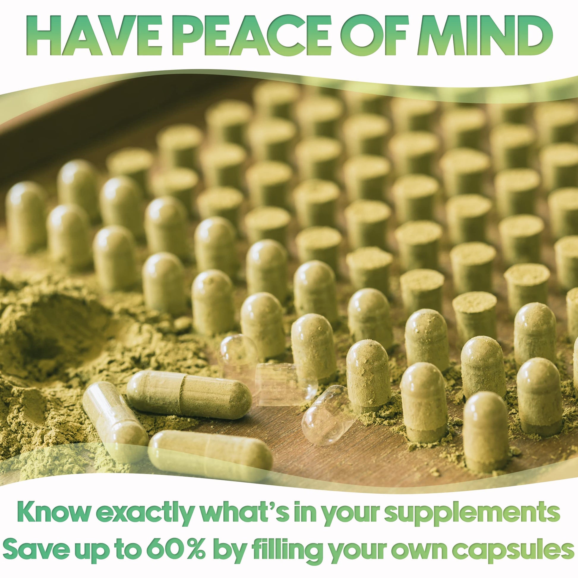 Paz mental con cápsulas veganas