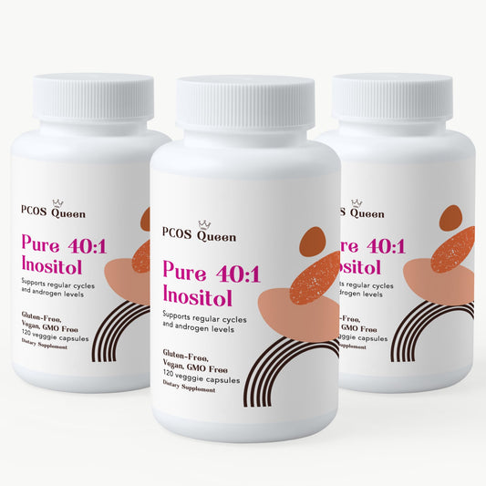PCOS Queen Pure 40:1 Inositol suplemento para salud femenina