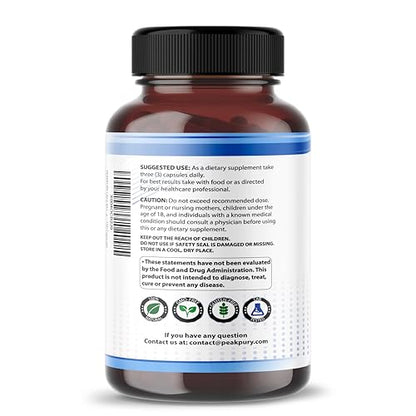 PEAKPURY Ultra Todo-en-1 Calostro Bovino etiqueta