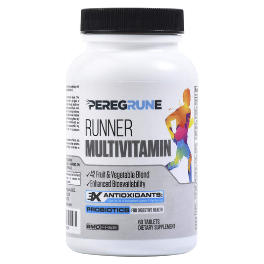 PEREGRUNE Multivitamínico para corredores, 60 unidades.