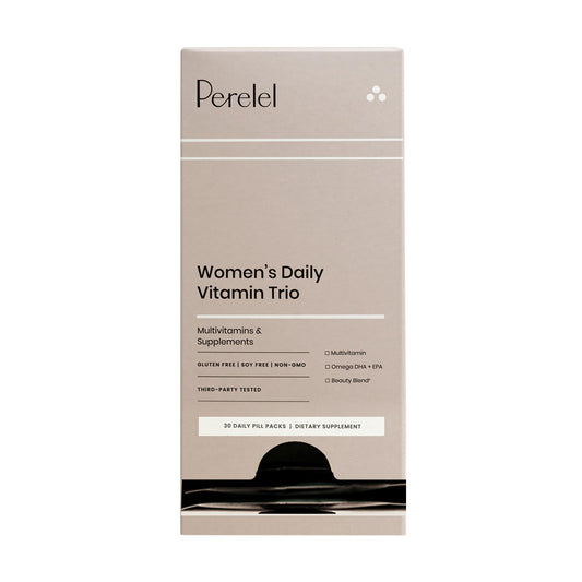 Caja de vitaminas diarias para mujer Perelel, paquete de 30