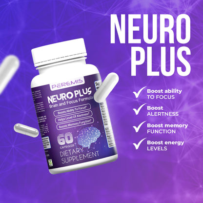 Peremis cápsulas suplemento para salud cerebral