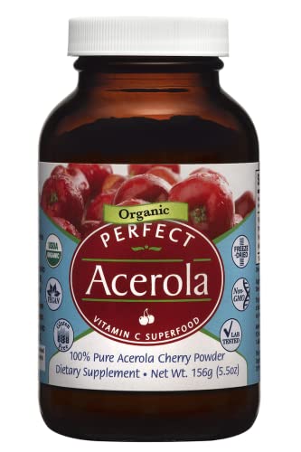 Perfect Supplements polvo acerola natural 156 gramos envase