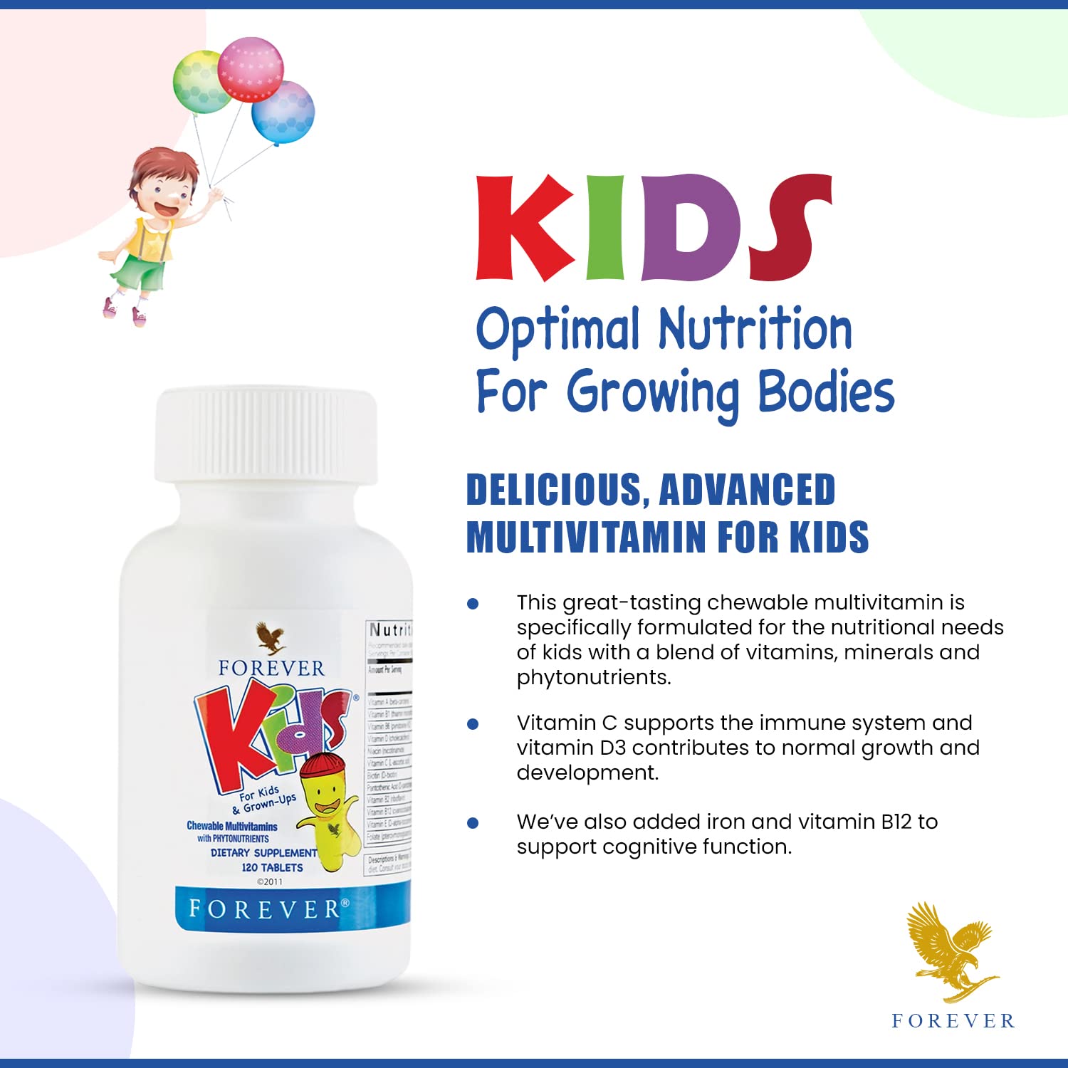 completo perfil nutricional multivitaminas niños