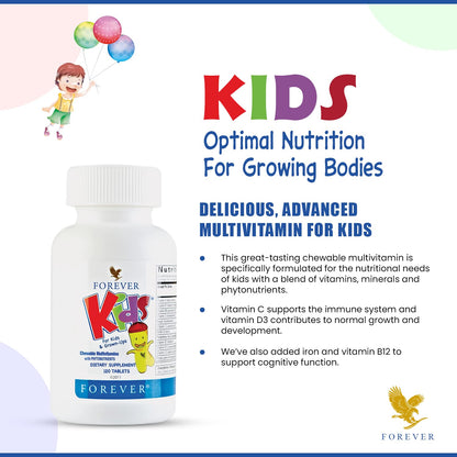 completo perfil nutricional multivitaminas niños