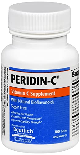 Peridin-C vitamina c tabletas paquete cuatro
