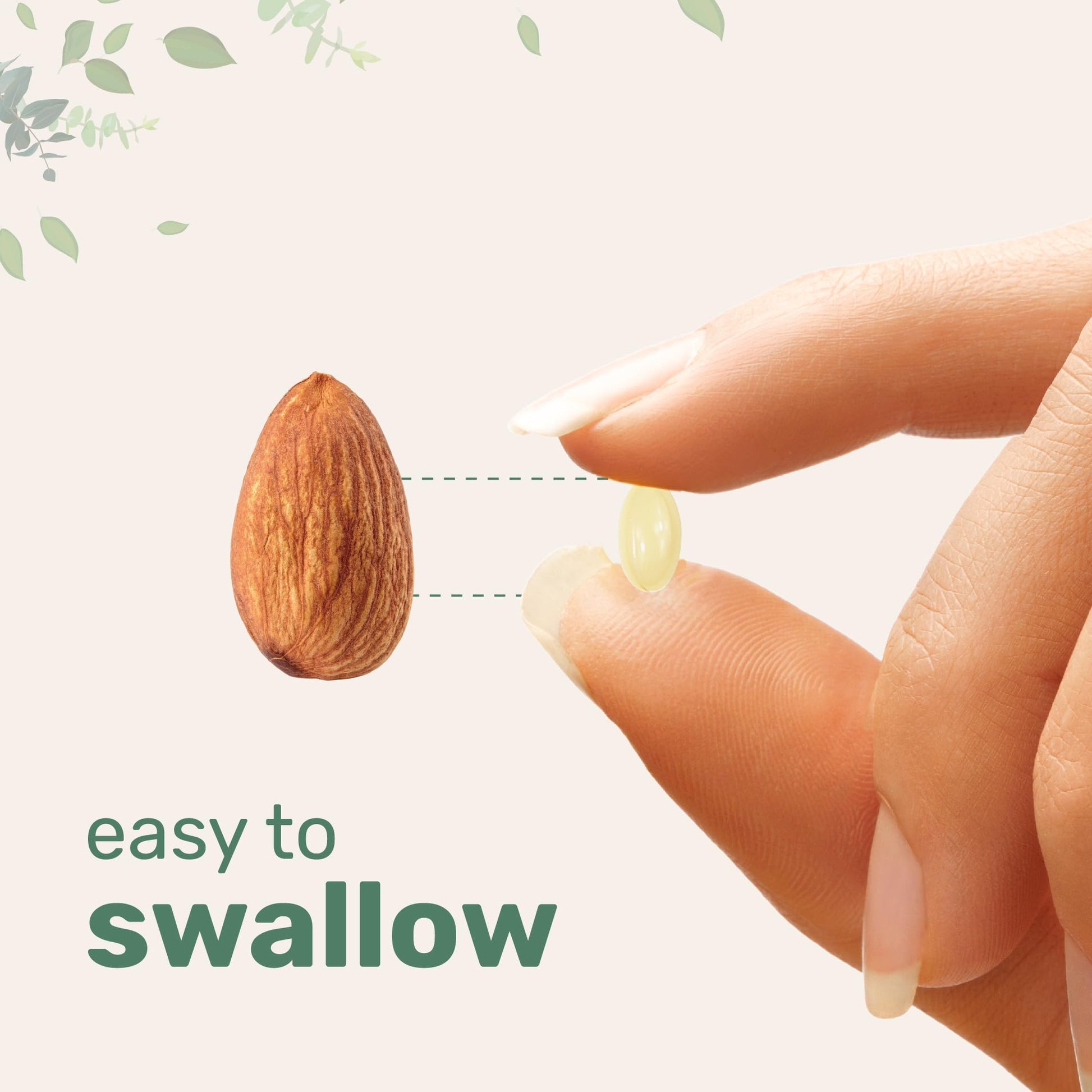 Perlas de vitamina K fáciles de tragar.