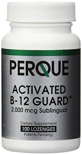 Perque Activated B-12 Guard 2000 mcg pastillas disolver frasco