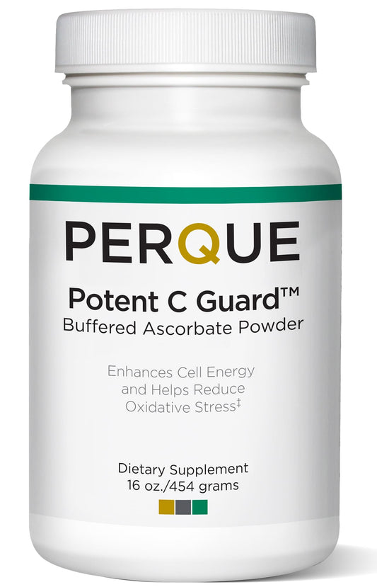 PERQUE polvo vitamina C tamponado 16 oz envase