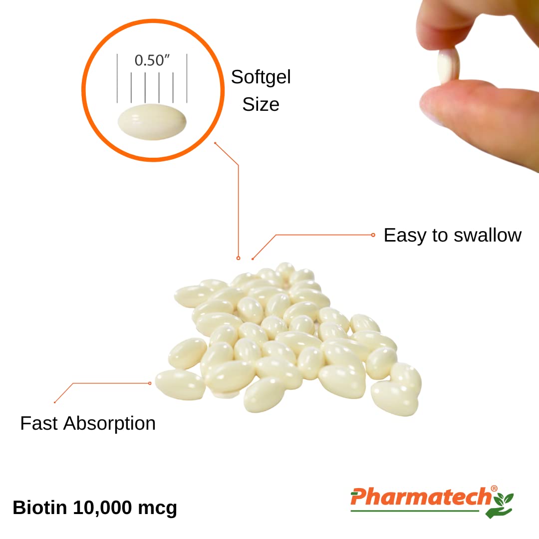 Cápsulas PHARMATECH Biotina para uñas saludables