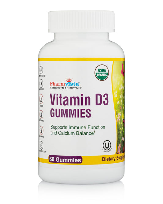 Pharmvista gomitas vitamina D3 sin gluten sin gelatina