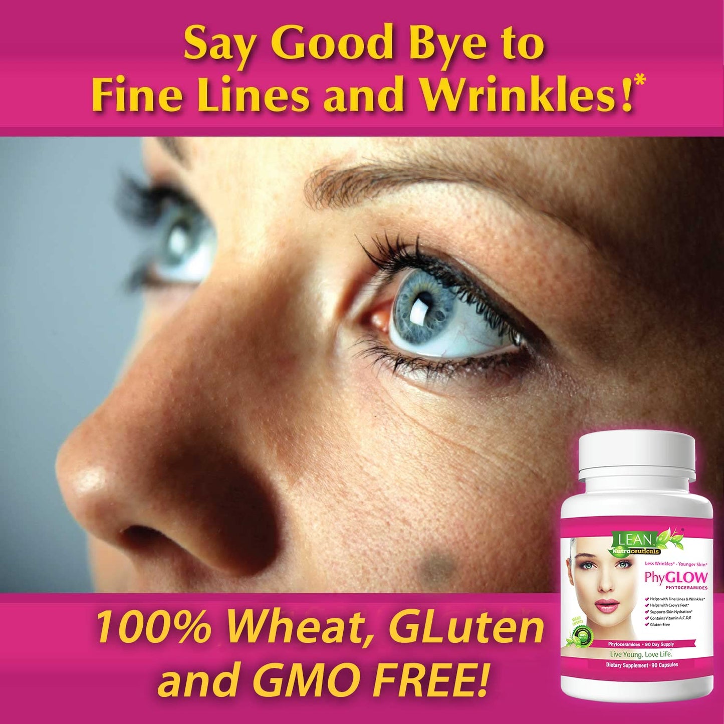 PhyGLOW Phytoceramides con beneficios de vitaminas