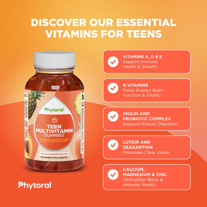 Gomitas multivitamínicas sabor fruta para chicos y chicas