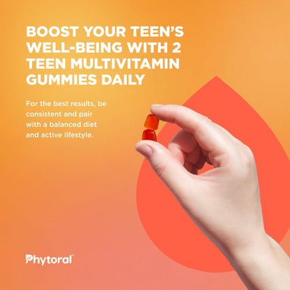 Suplemento vitamínico en gomitas para jóvenes