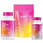 Pink Stork paquete embarazo vitaminas y té