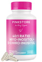 Frasco Pink Stork suplemento mio-inositol d-chiro inositol equilibrio hormonal