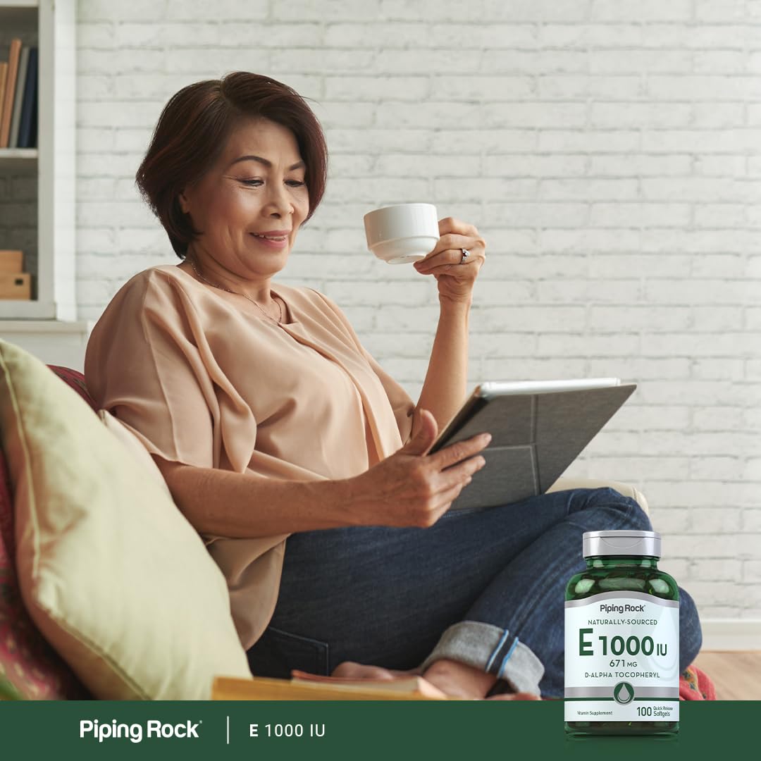 Piping Rock cápsulas blandas vitamina e 1000 IU
