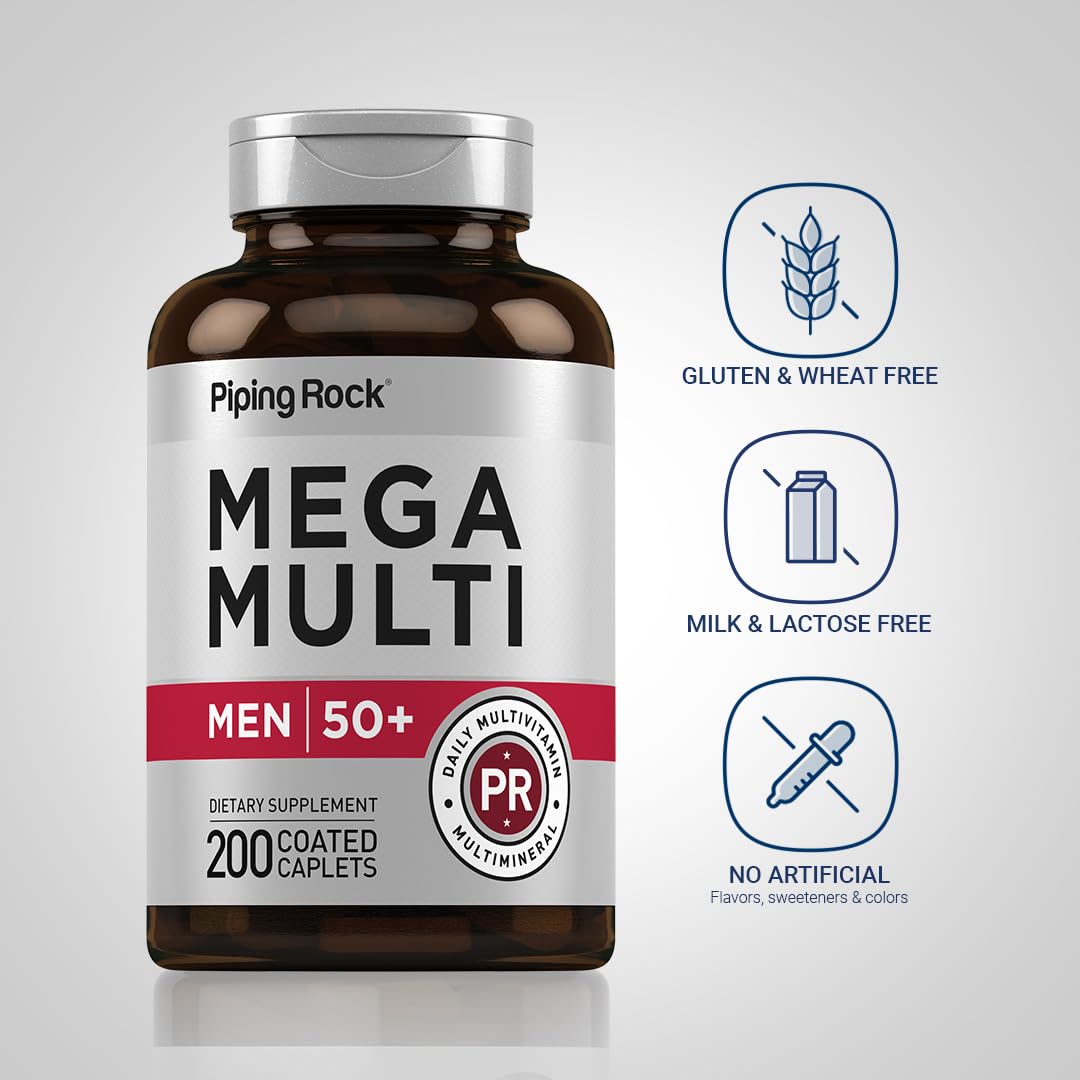 Presentación de Piping Rock Mega Multi sin gluten ni lácteos