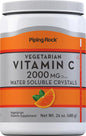 Piping Rock polvo vitamina c 2000mg cristales solubles